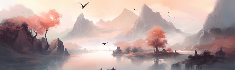 淡雅山河山水中国画背景图,插画/手绘图,插画/手绘图库,插画/手绘图下载,插画/手绘